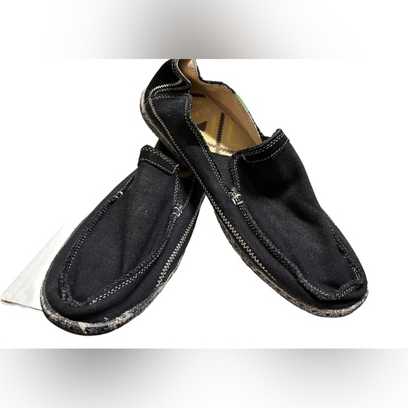 Slip-On Canvas Loafers Men Sz 11.5 Black NEW WITH TAGS - Picture 6 of 16